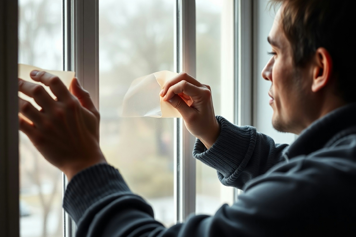 Identifica in 10 secondi le fessure degli infissi che fanno entrare il freddo in casa usando un semplice nastro adesivo