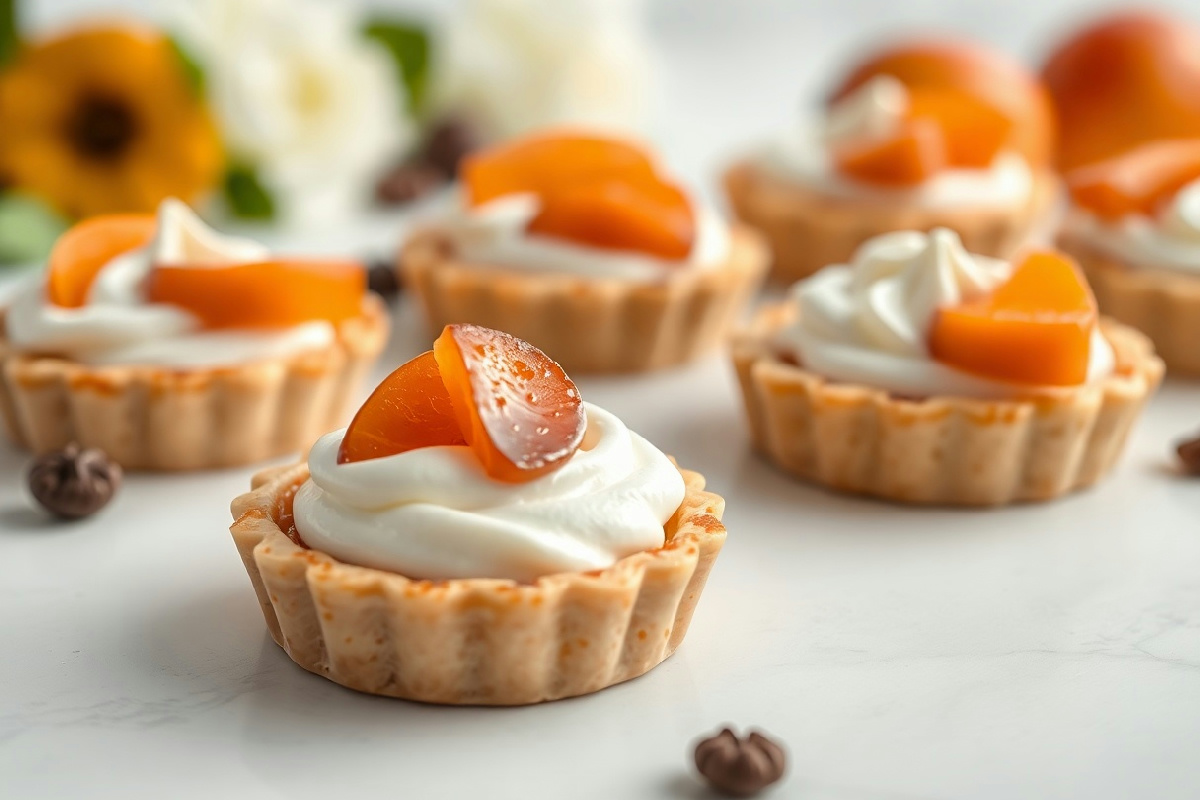 Tartellette da sogno: panna montata, cachi e castagne per un dessert che incanta tutti